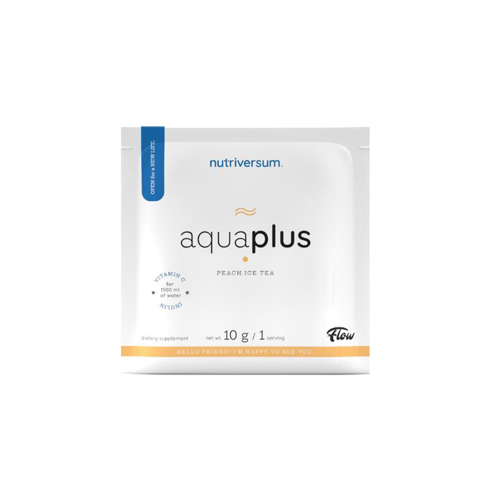 Aqua Plus barackos ice tea italpor